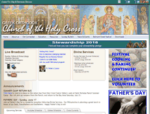 Tablet Screenshot of goholycross.org